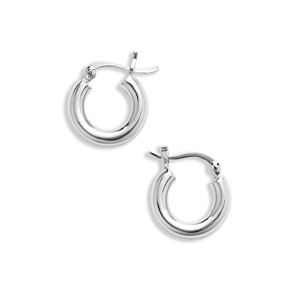 The Small Ravello Hoops | 18KT Gold Vermeil & Sterling Silver