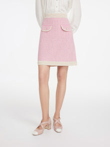 Cotton Skirt | Pink