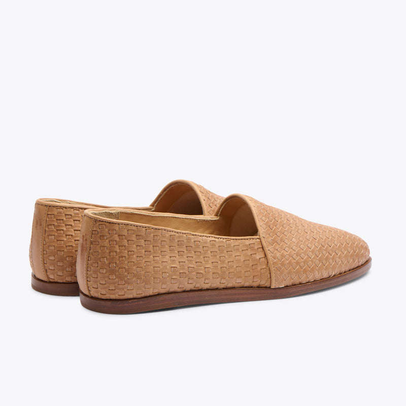 Mens | Alejandro Woven Slip On Woven | Almond