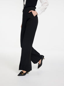 Slightly Booted Trouser | Black