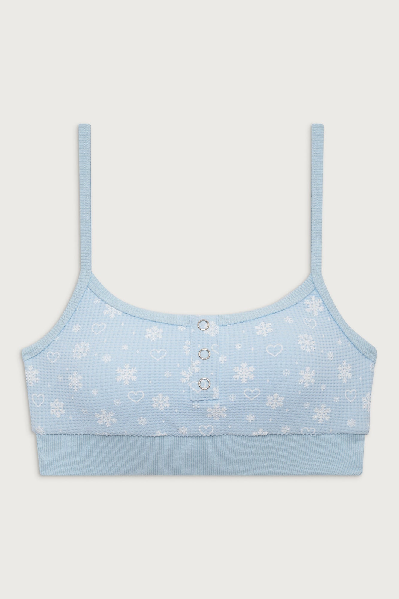 Sugar Waffle Bralette Top Flurries