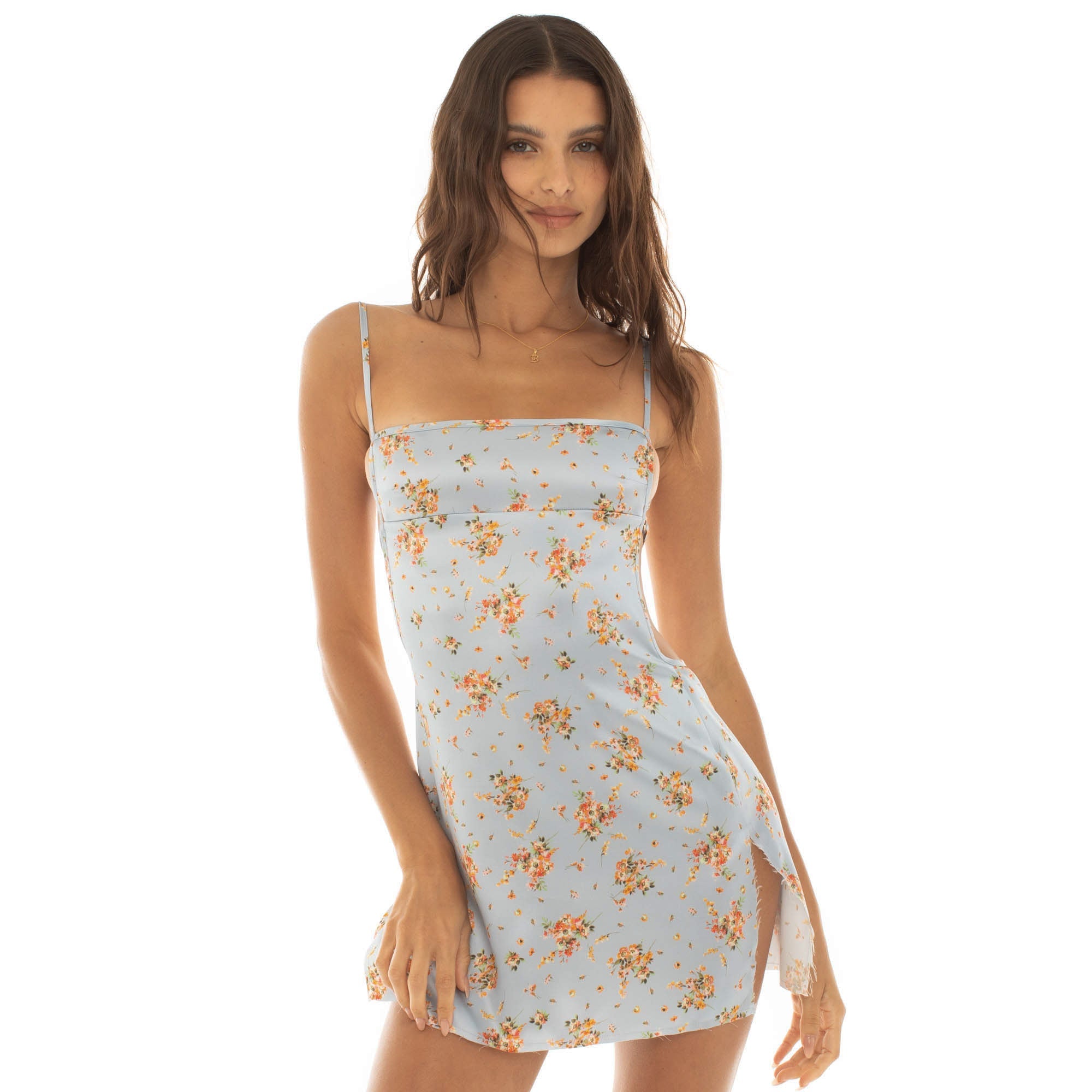 Are You Am I - Missi Floral Dress**sky