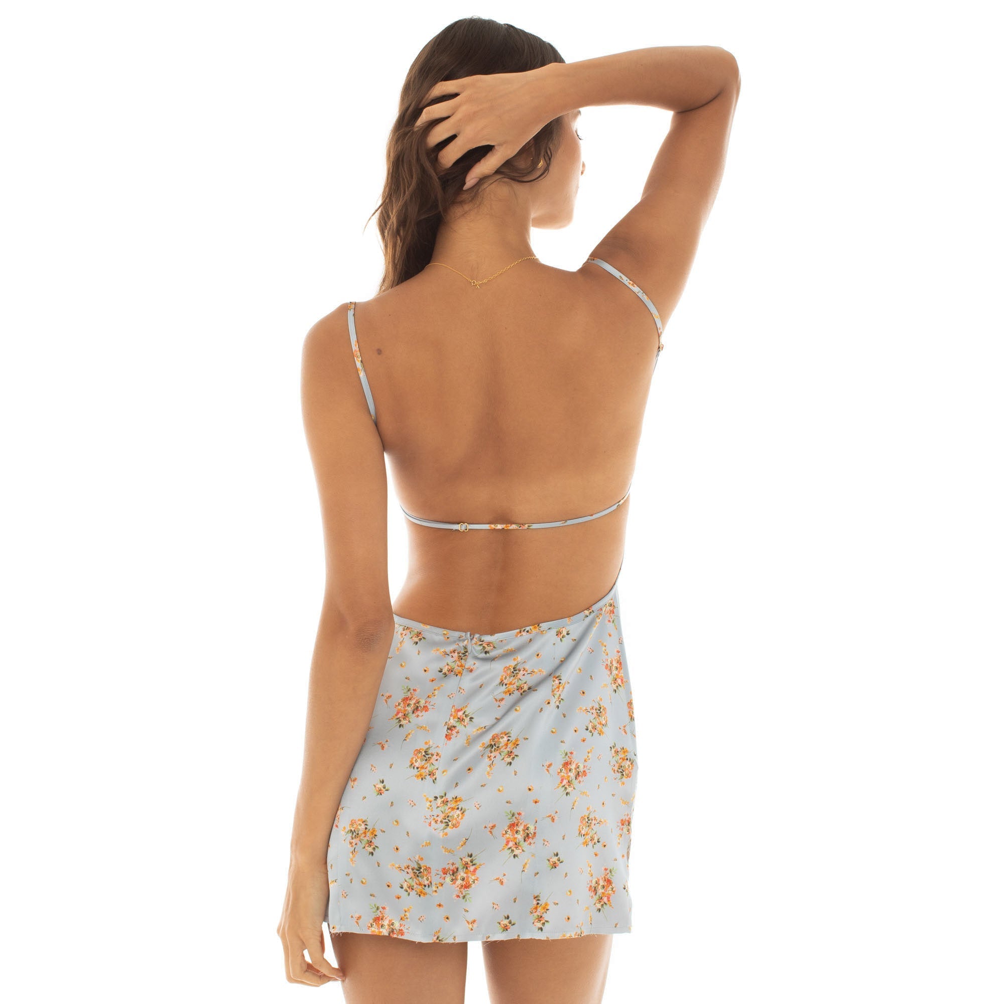 Missi Floral Dress | Sky
