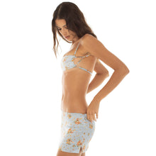Are You Am I - Tini Floral Skirt **sky