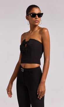 Giselle Bow Bustier | Black