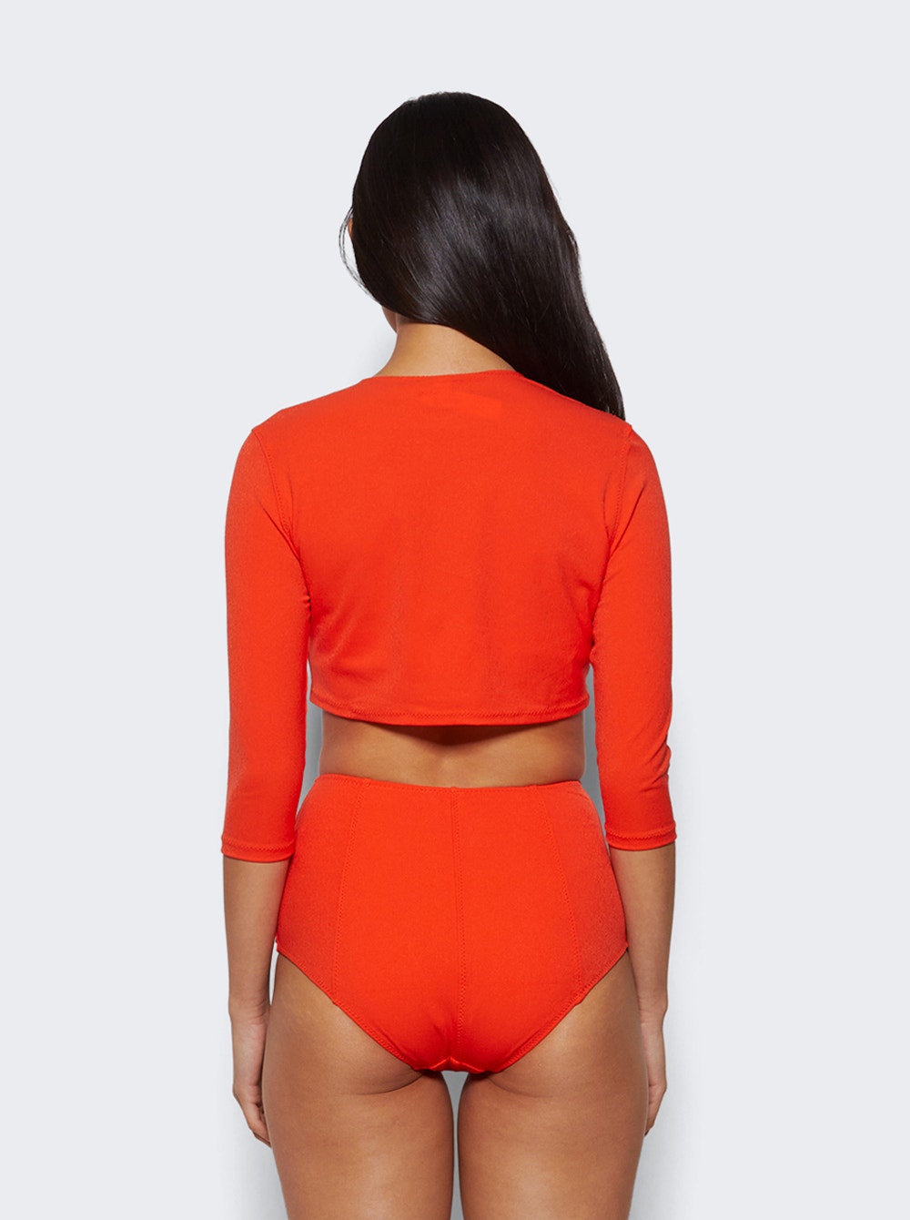 Women | Lisa Marie Fernandez | Swim Cardigan | Tomato Crepe