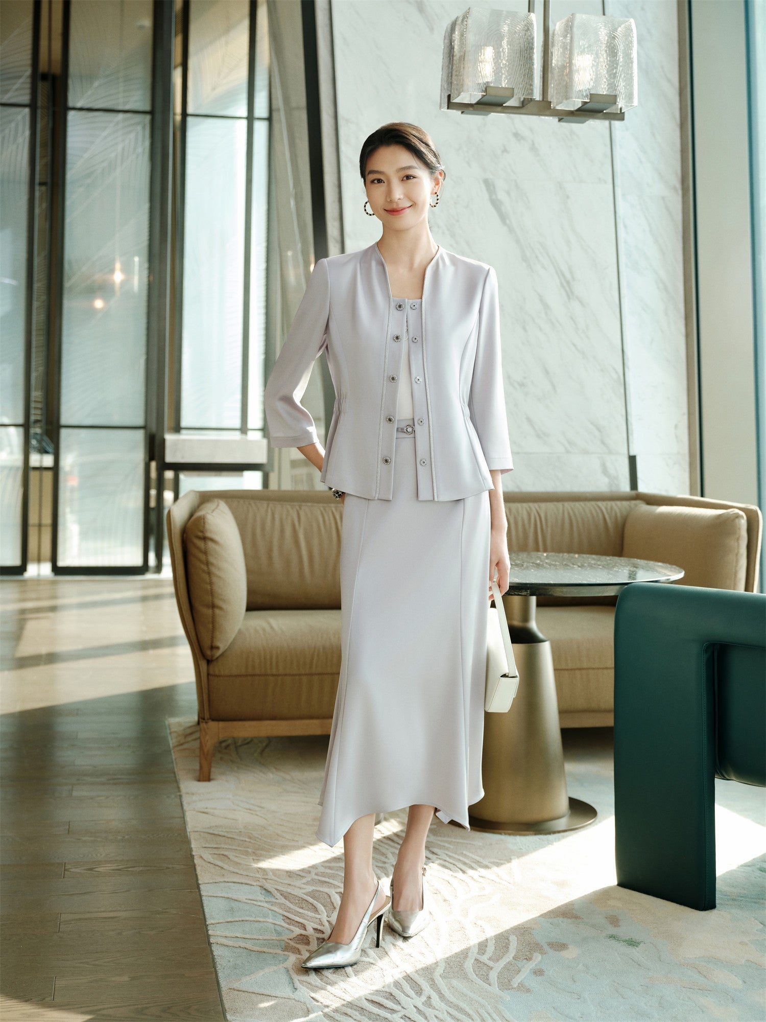 Formal Suit Jacket | Grey