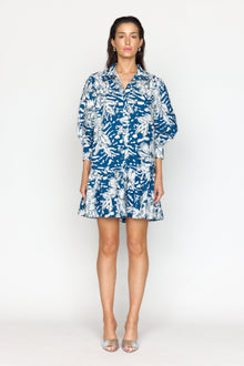 Emi Dress | Navy Lotus