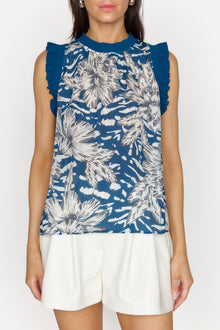 Bonnie Top | Navy Lotus