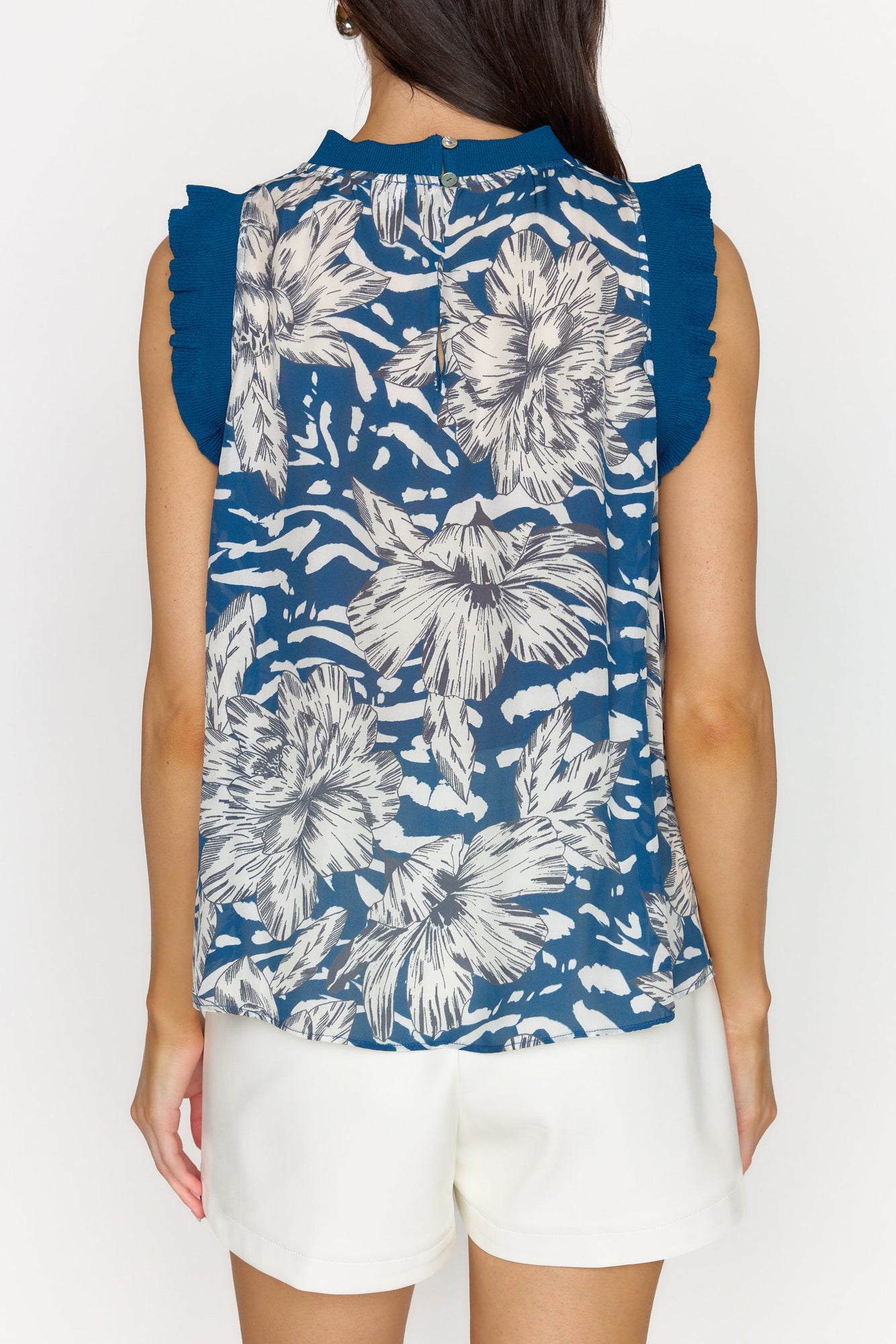 Bonnie Top | Navy Lotus