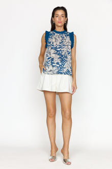 Bonnie Top | Navy Lotus