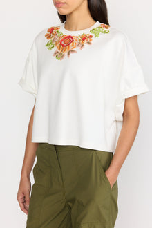 Jace Top | White Embroidery