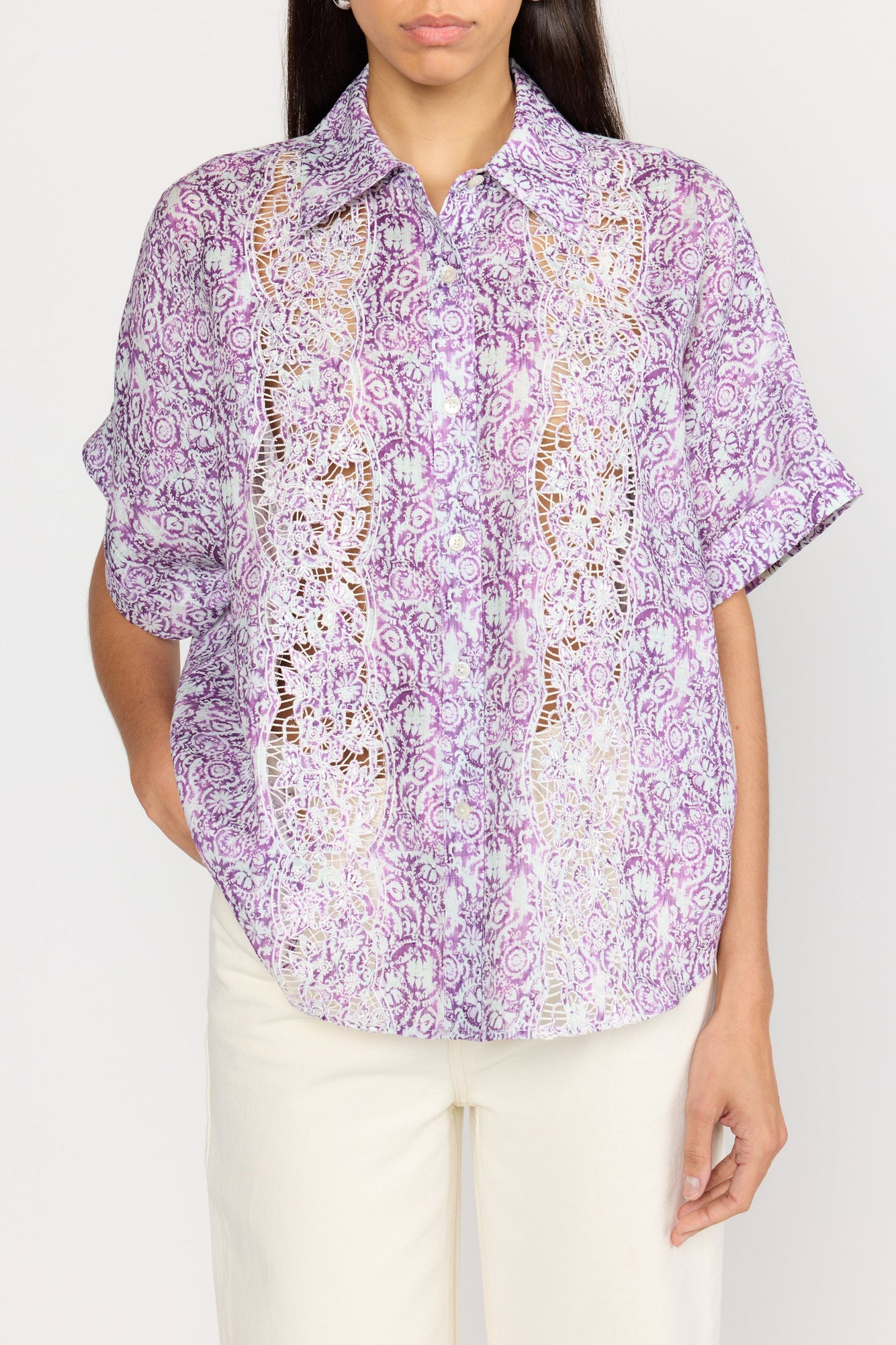 Lilian top | Amethyst Scroll