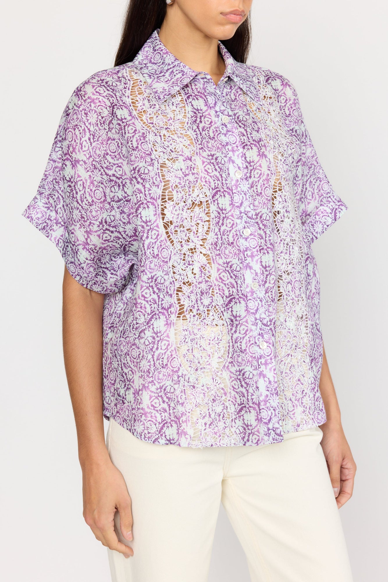 Lilian top | Amethyst Scroll