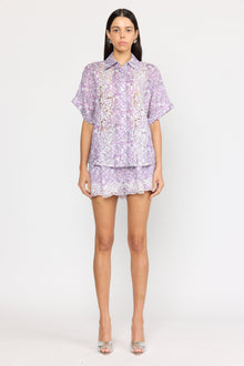 Lilian top | Amethyst Scroll