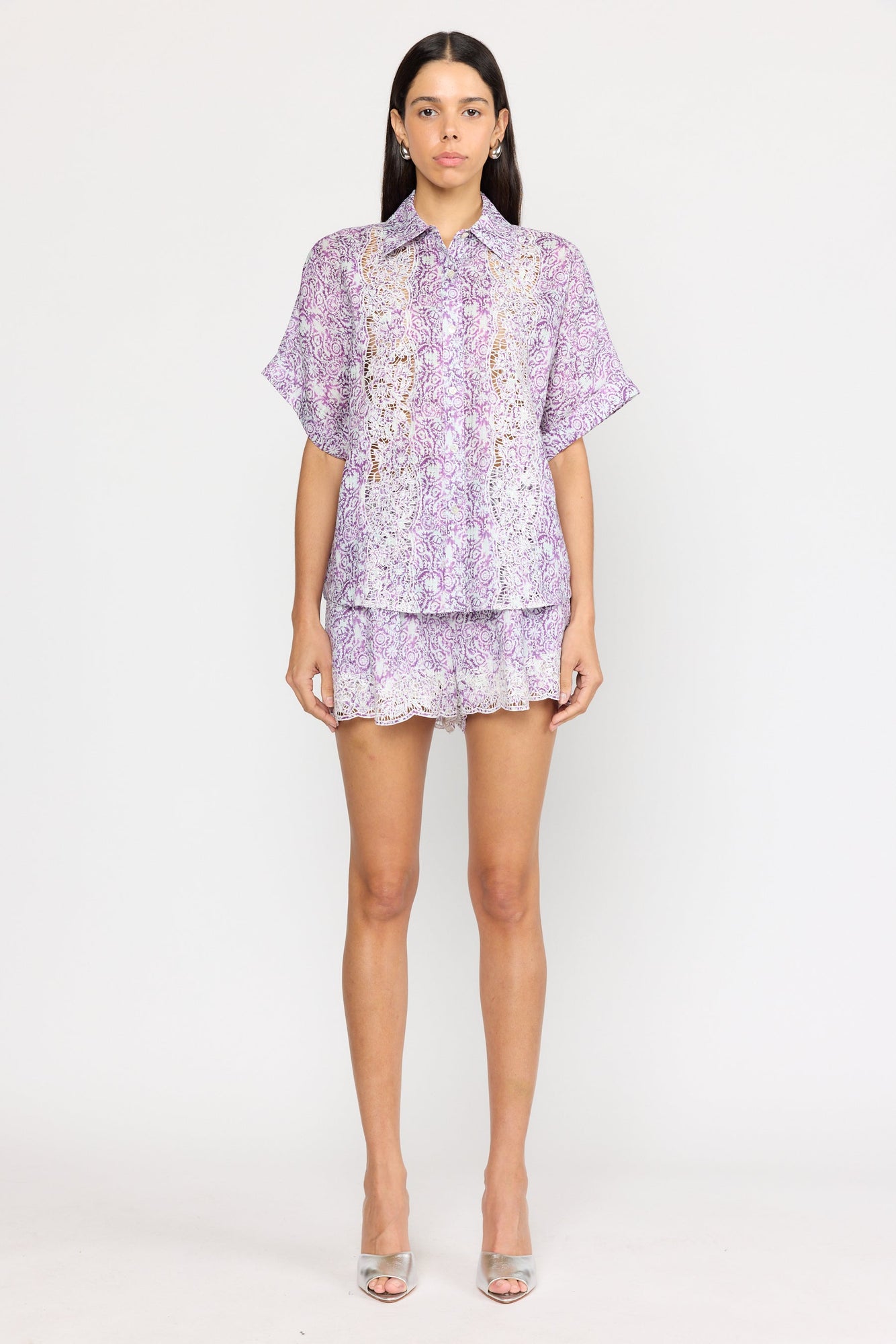 Lilian top | Amethyst Scroll