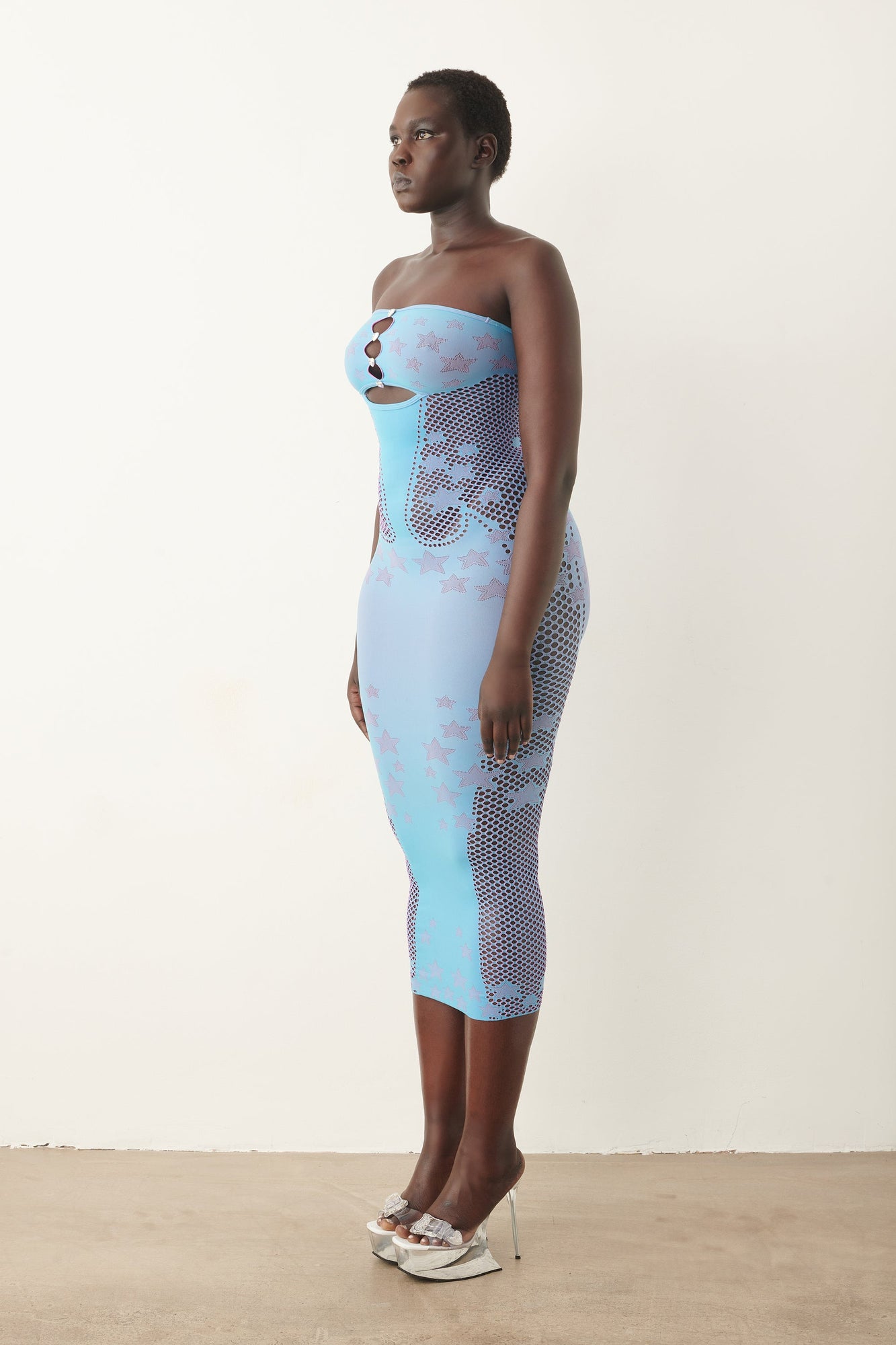 Roxie Dress | Crypto Blue