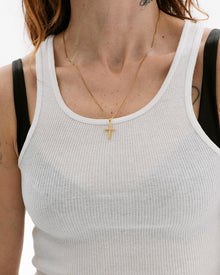 Coco Cross Necklace - Gold | Plated Gold