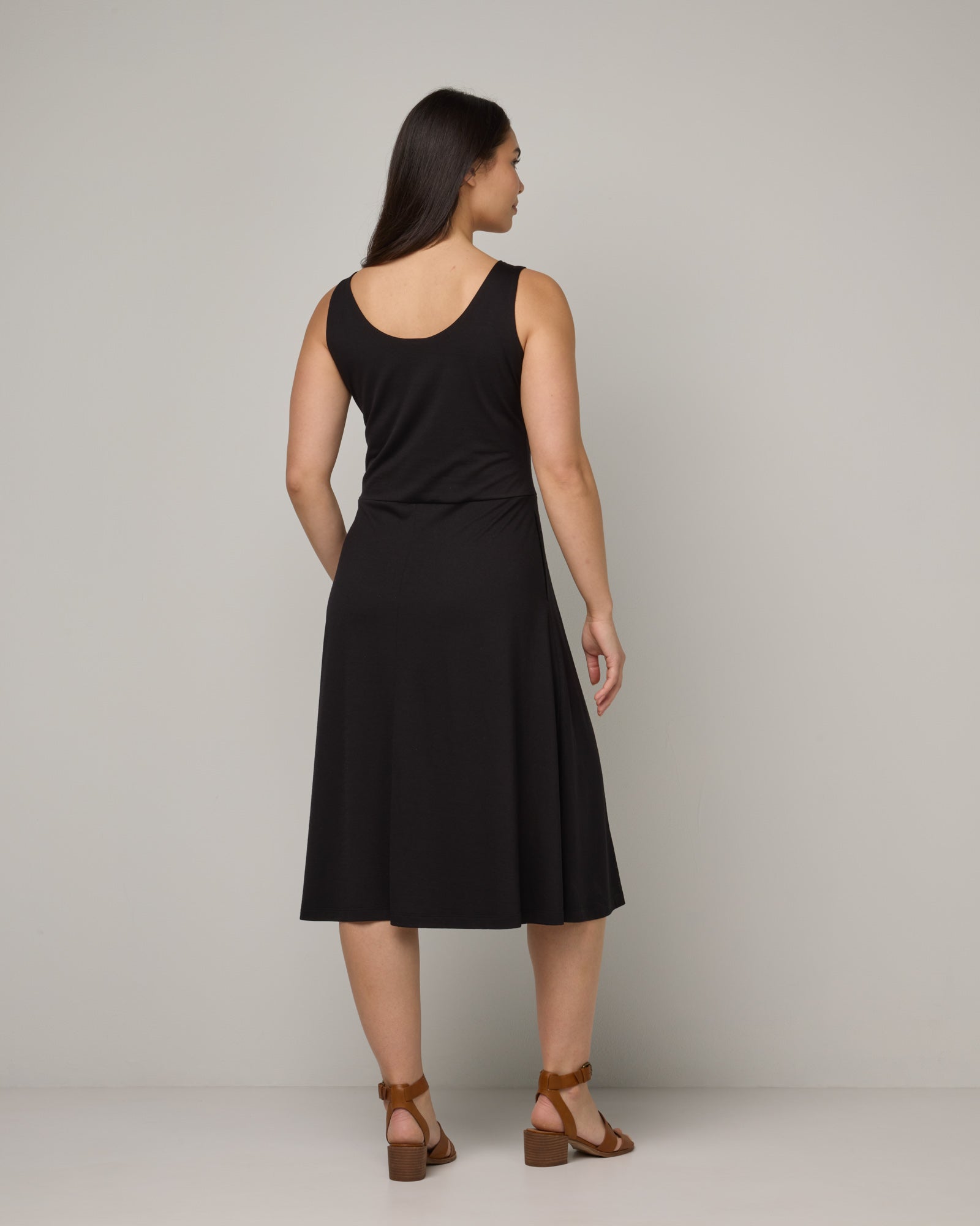 Women | Ava Fit & Flare Dress | Black