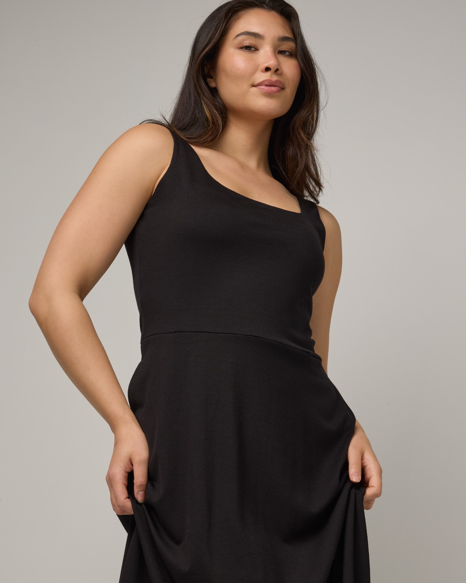 Women | Ava Fit & Flare Dress | Black