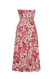 Nicola Dress | Tropical Harvest Pink