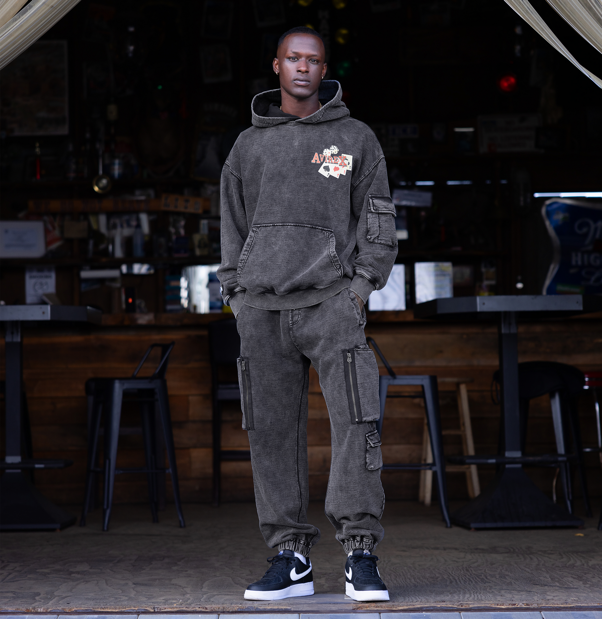 Sky Charmer Hoodie | Black
