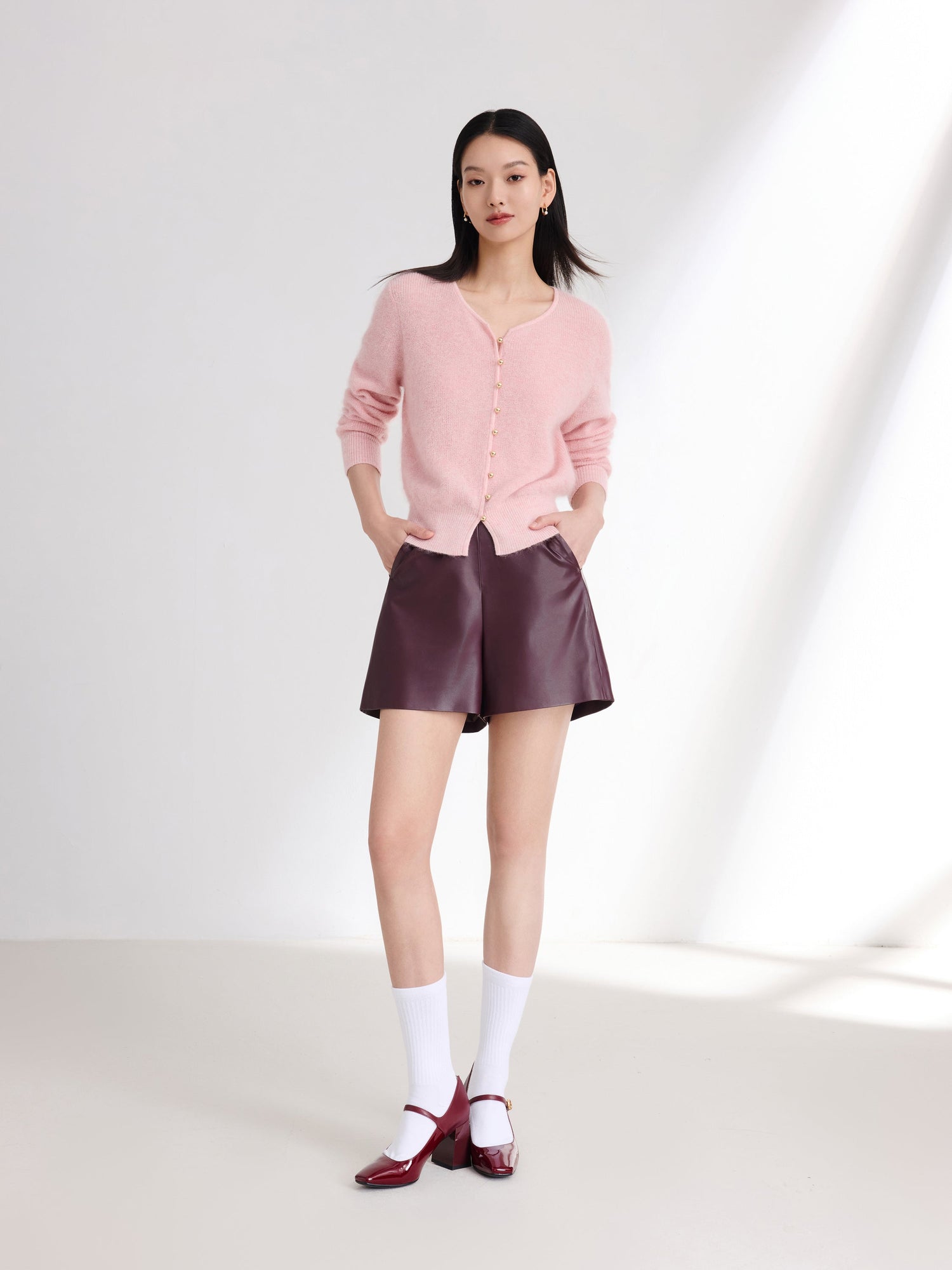 Casual Shorts | Wine Red