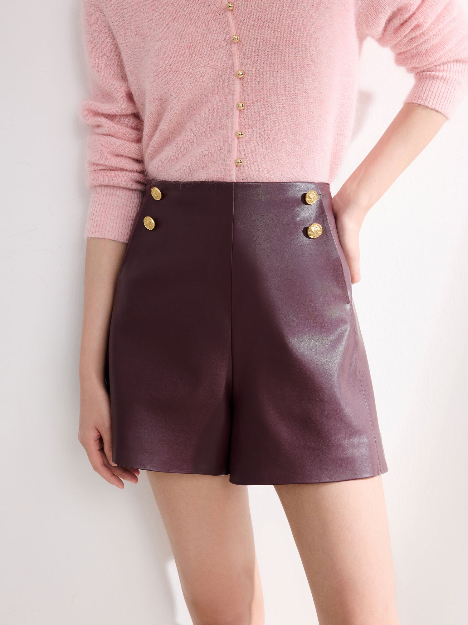 Casual Shorts | Wine Red
