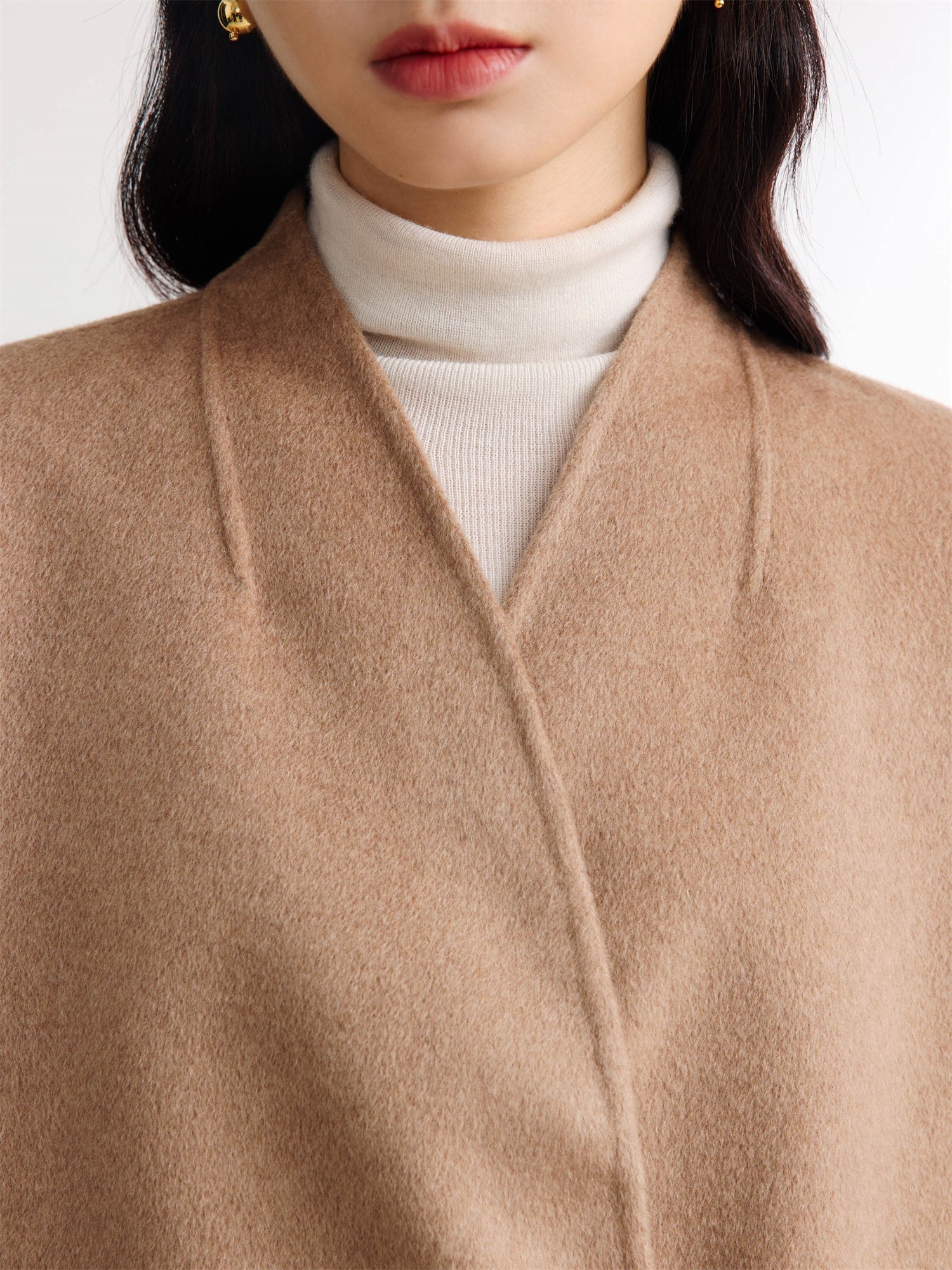 Alashan Cashmere Coat | Camel