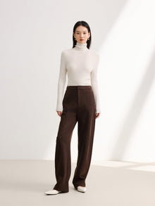 Wide Leg Pants | Brown