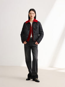 Lightweight Short Down Jacket | Black