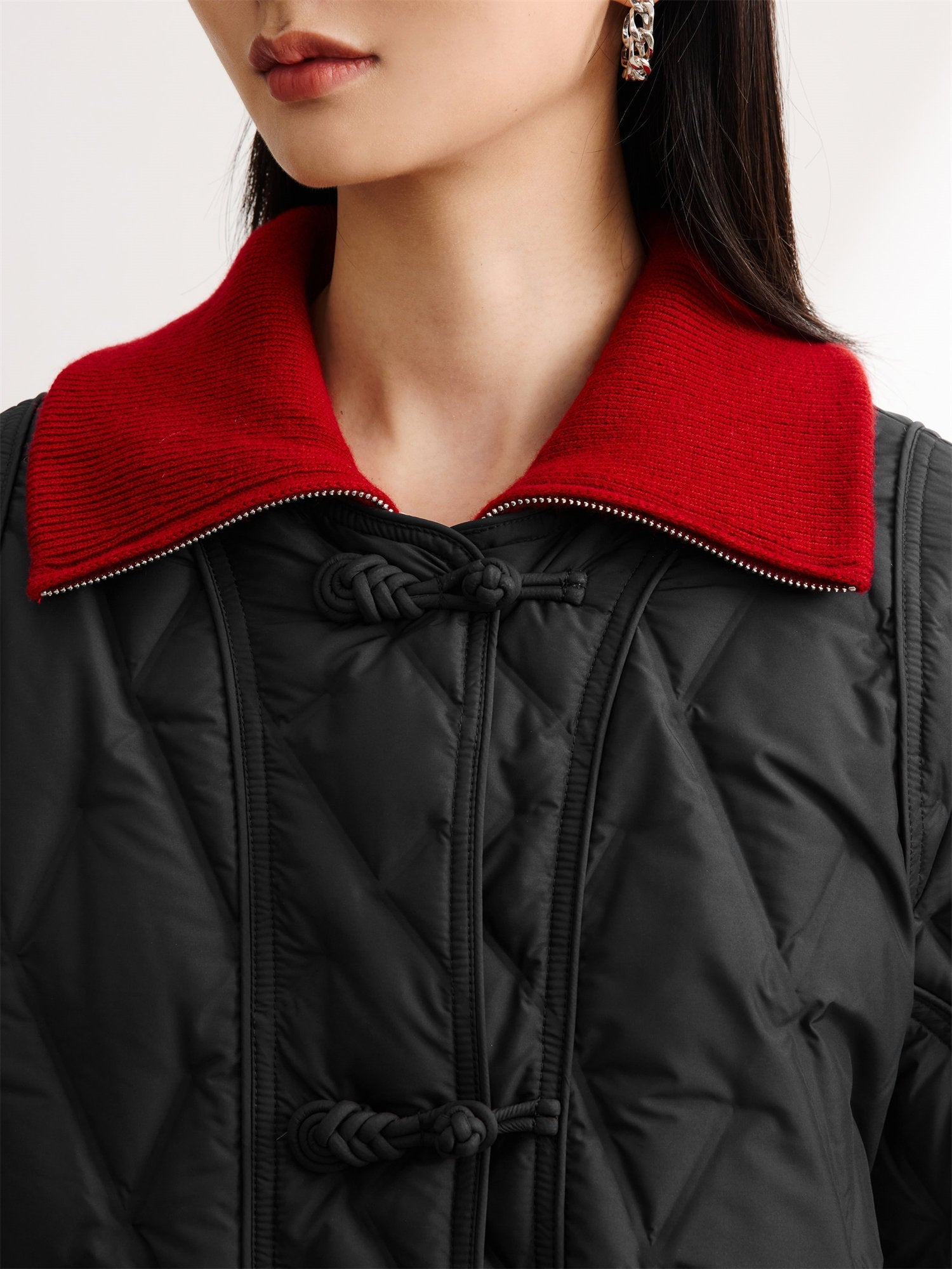 Lightweight Short Down Jacket | Black