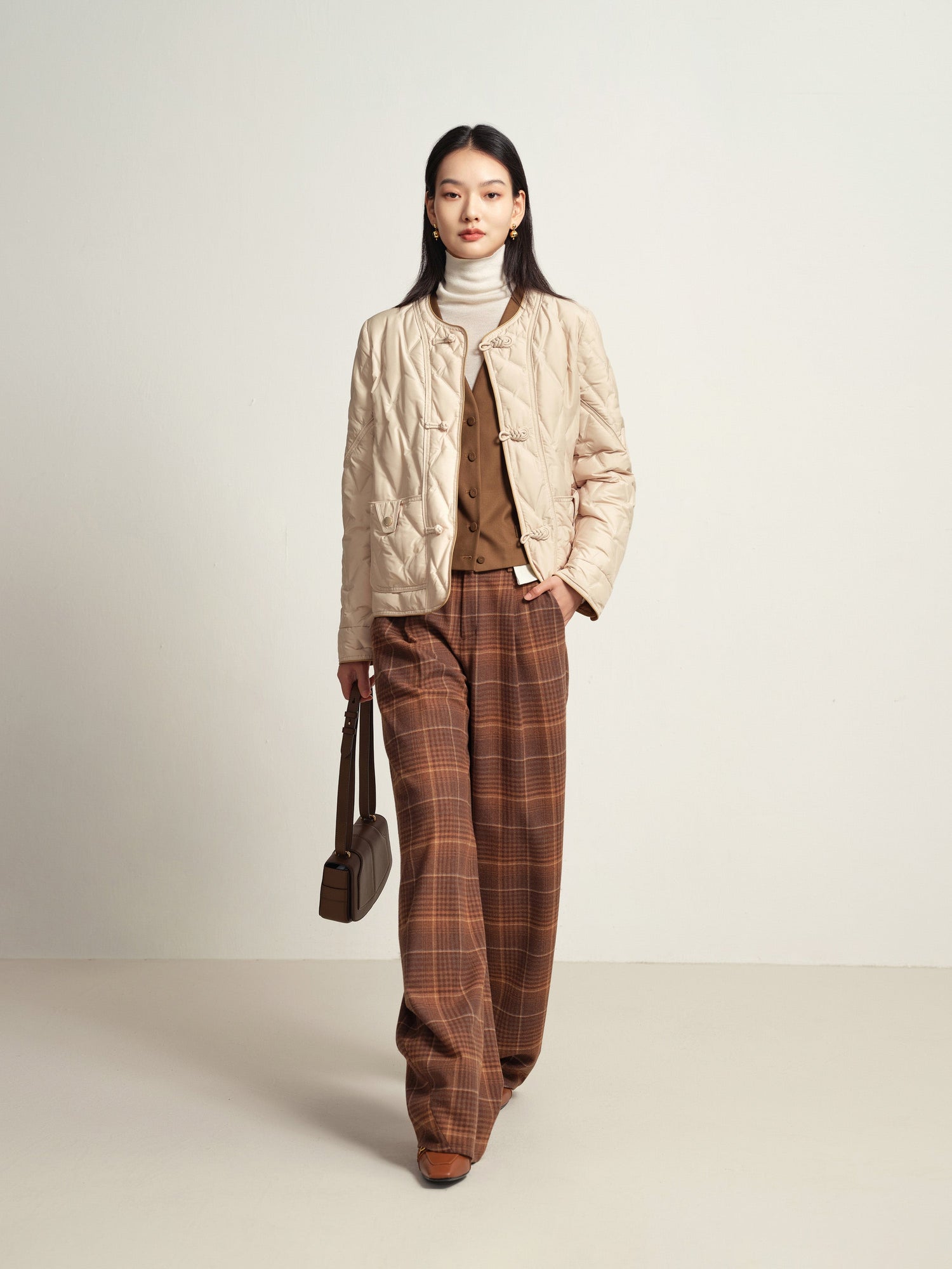 Knit Cardigan | Beige