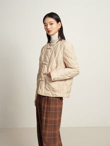 Knit Cardigan | Beige