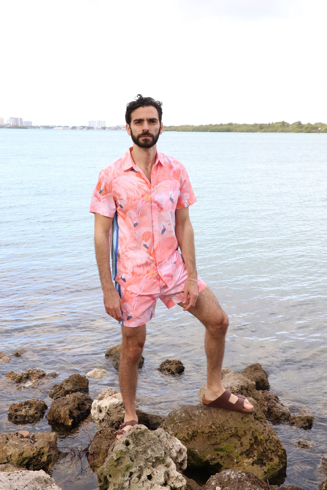 Flamingo Weekend Shirt | Pink
