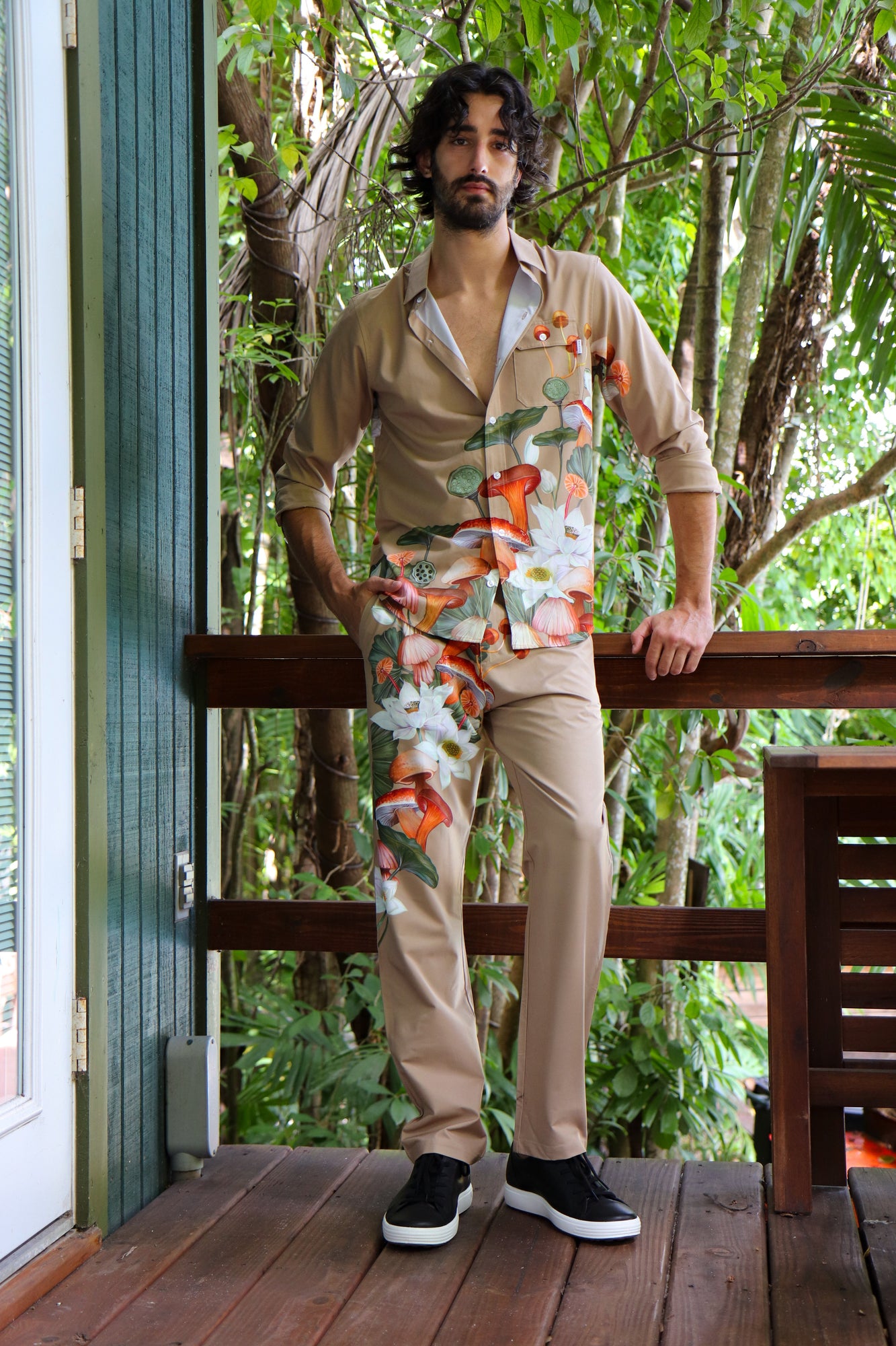 Shrooms Pant | Brown