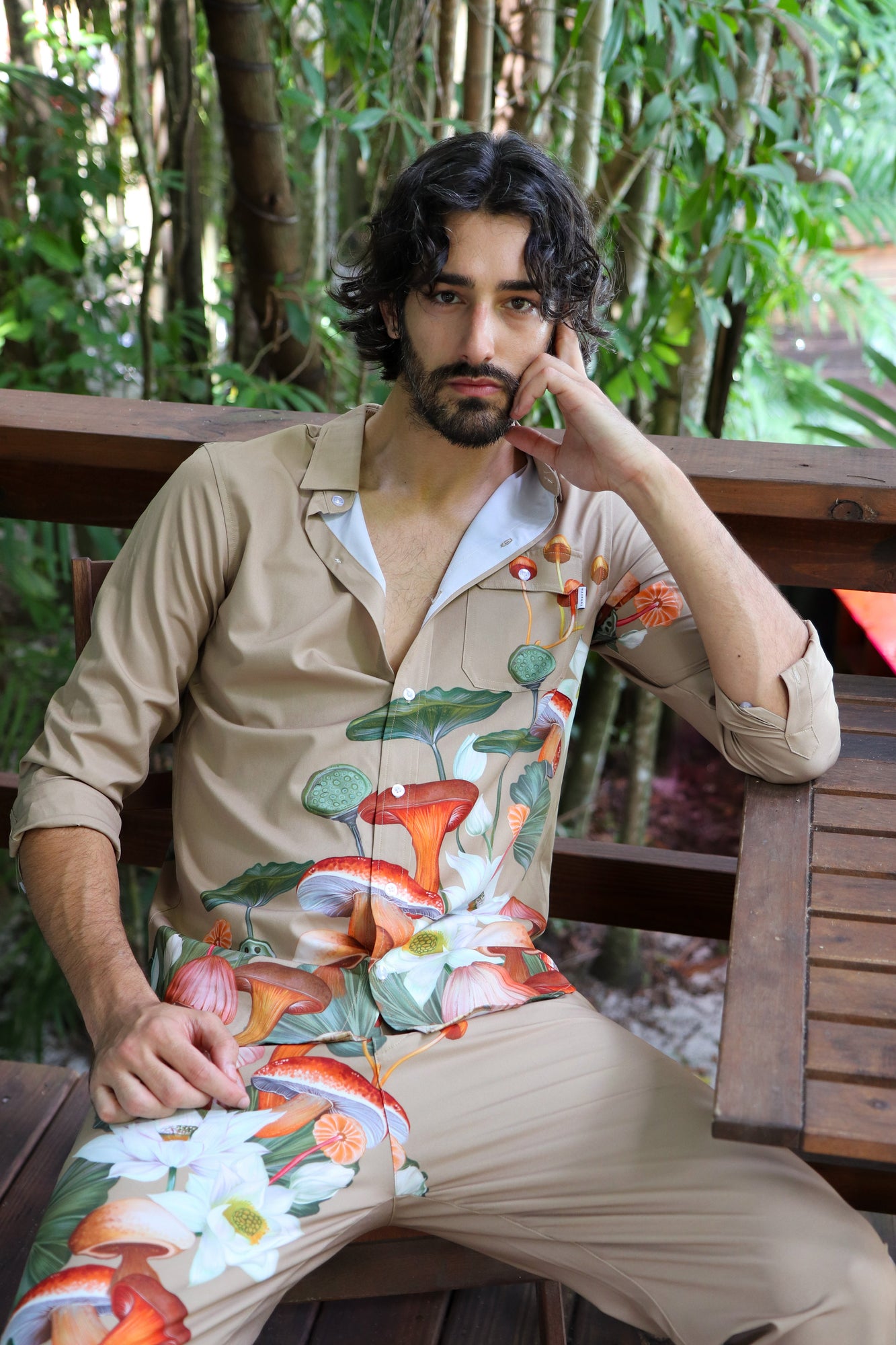 Shrooms Pant | Brown