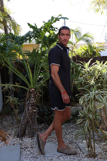 Black Stitch Weekend Shirt | Black