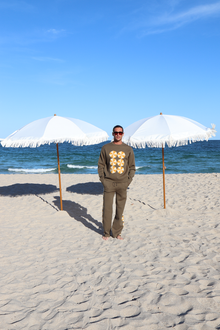 Green Umbrella Knit Sweater | Green