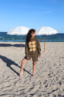 Green Umbrella Knit Sweater | Green