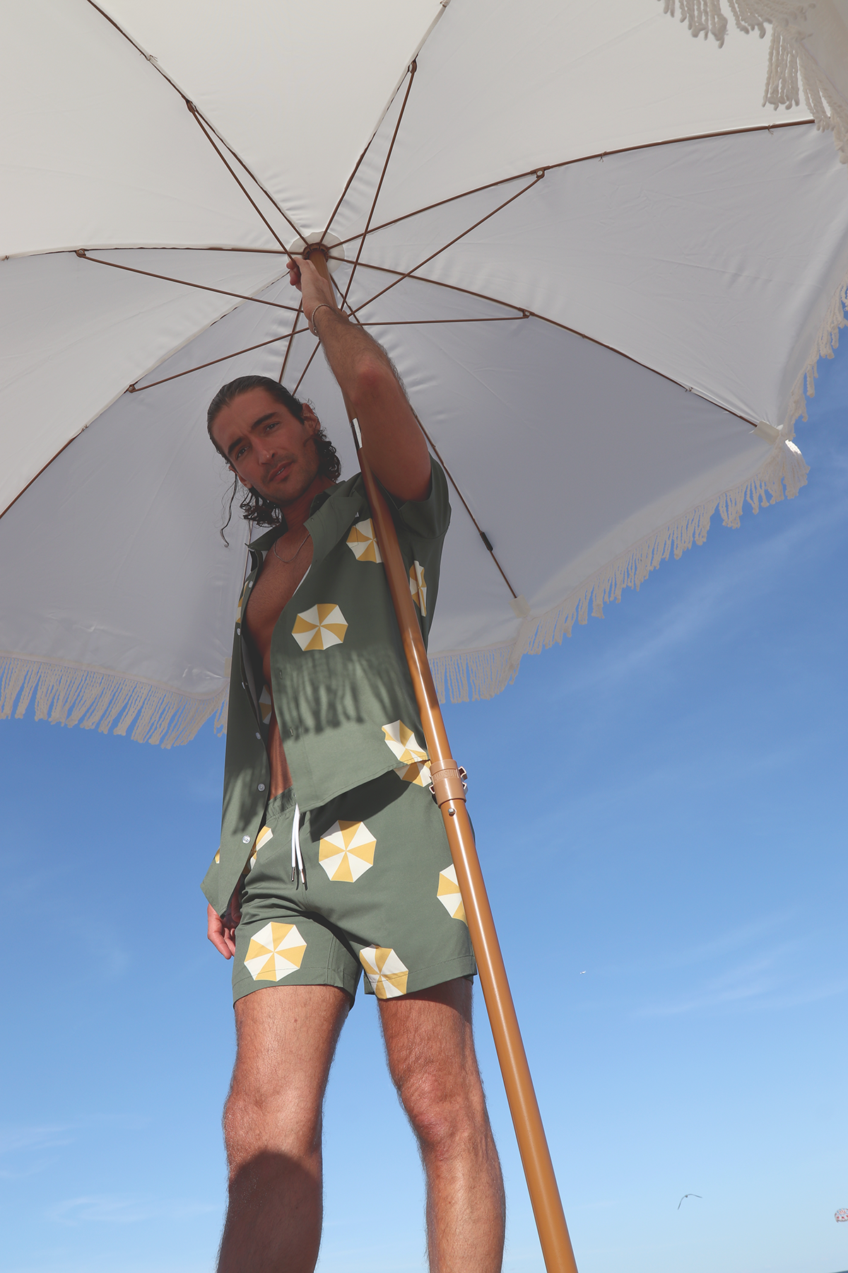 Green Umbrella Weekend Shirt | Green