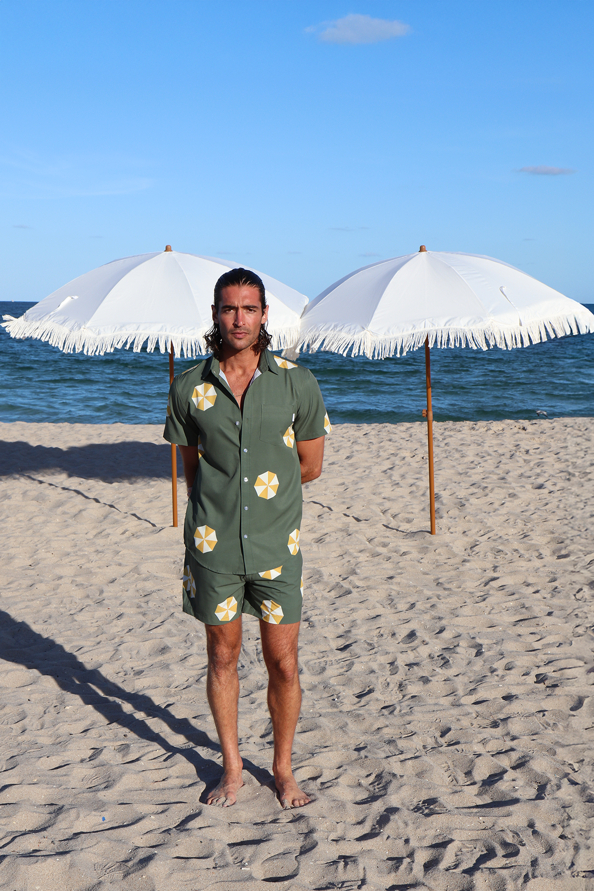 Green Umbrella Weekend Shirt | Green