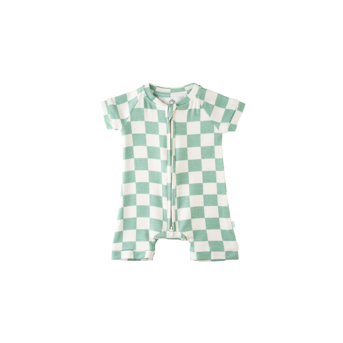 Baby | Short-Sleeve Bamboo Romper | Olive