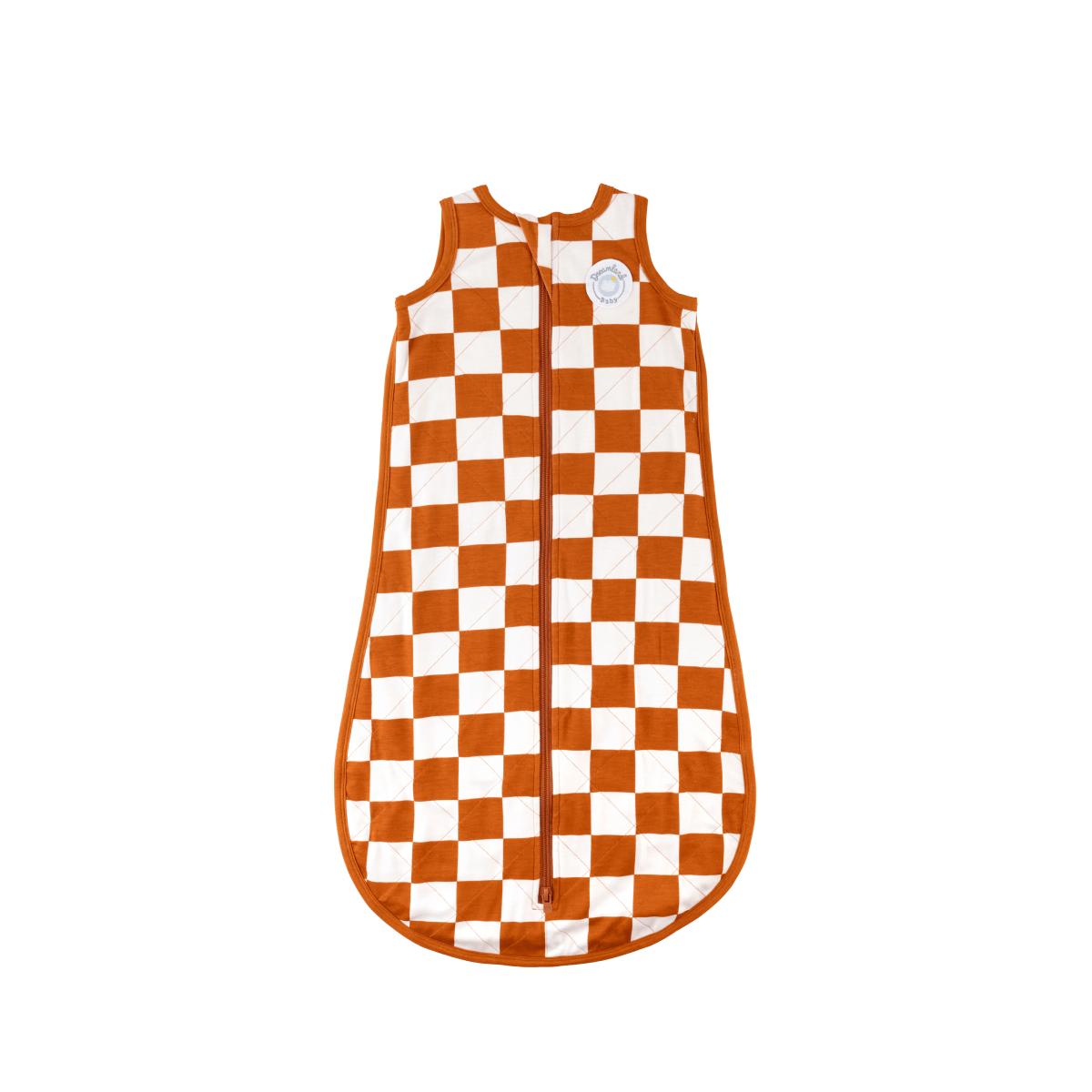 Bamboo Classic Sleep Sack (Non-Weighted) | Rust Checkerboard