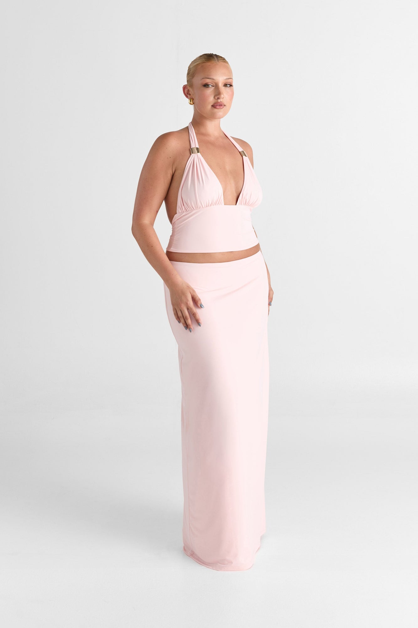 Cleo Maxi Skirt | Pink