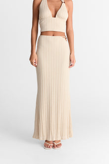 Eden Maxi Skirt | Almond