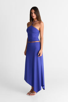 Lyra Maxi Skirt | Cobalt