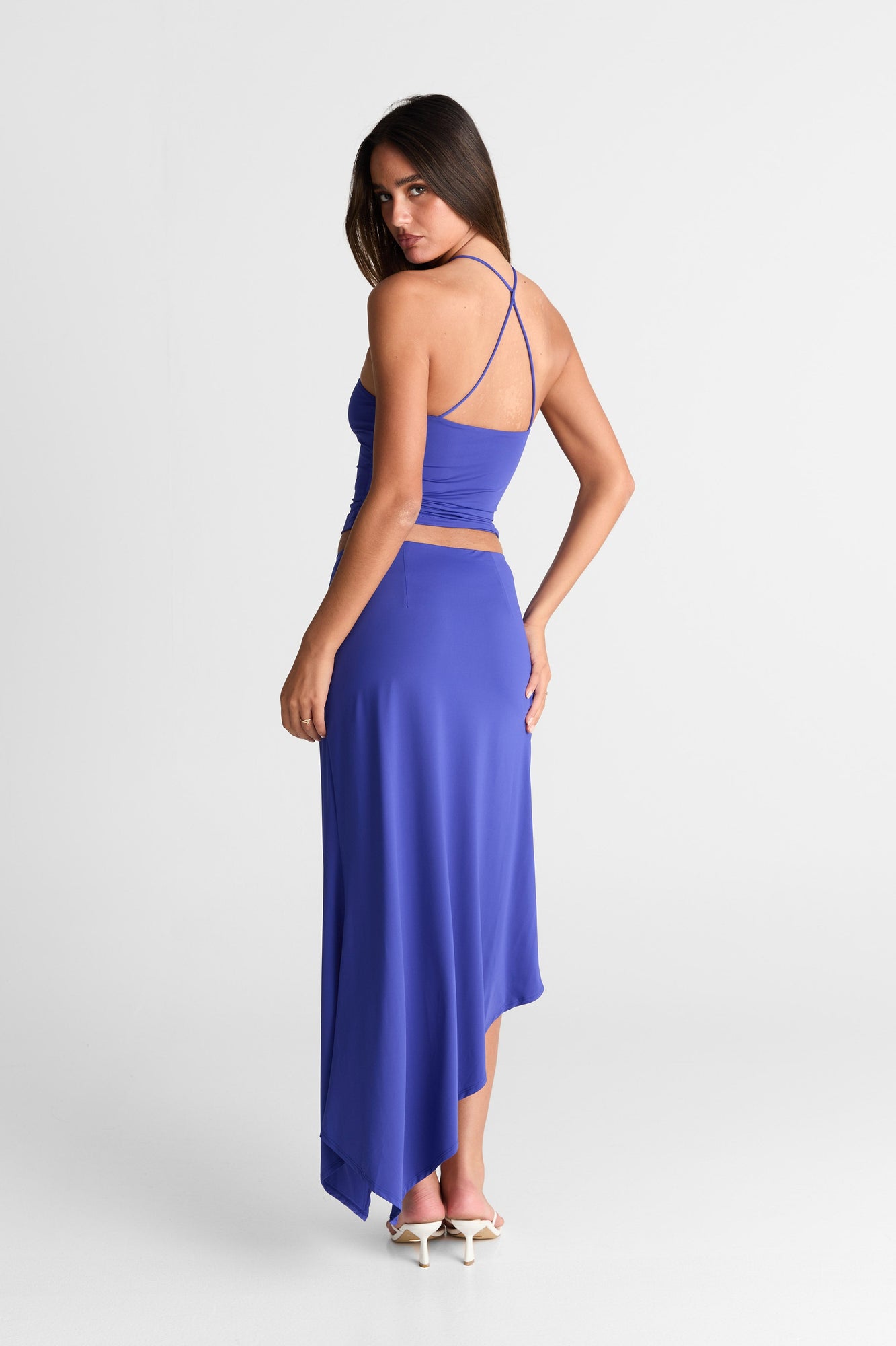 Lyra Maxi Skirt | Cobalt
