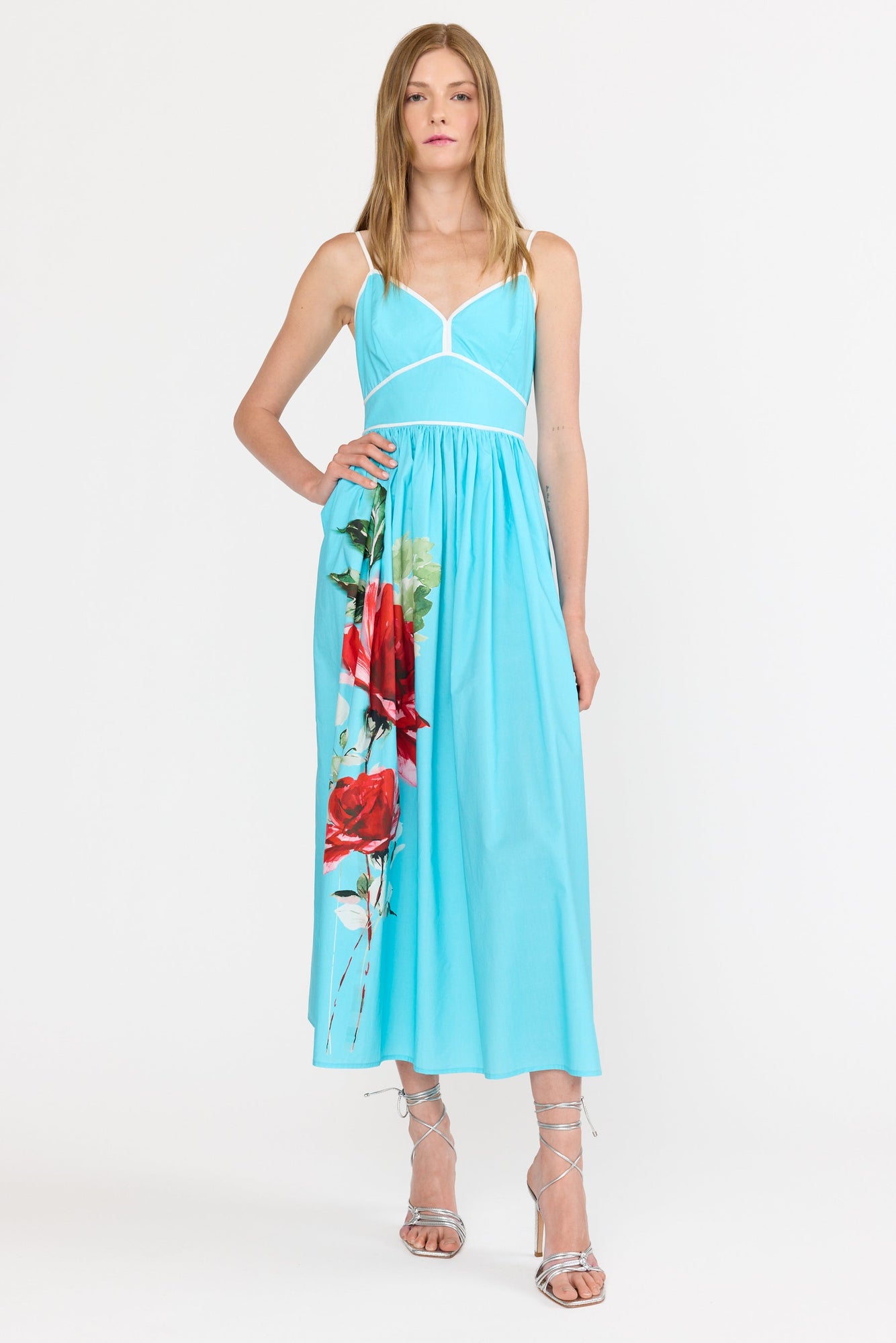 Leilani Dress | Turquoise Rose