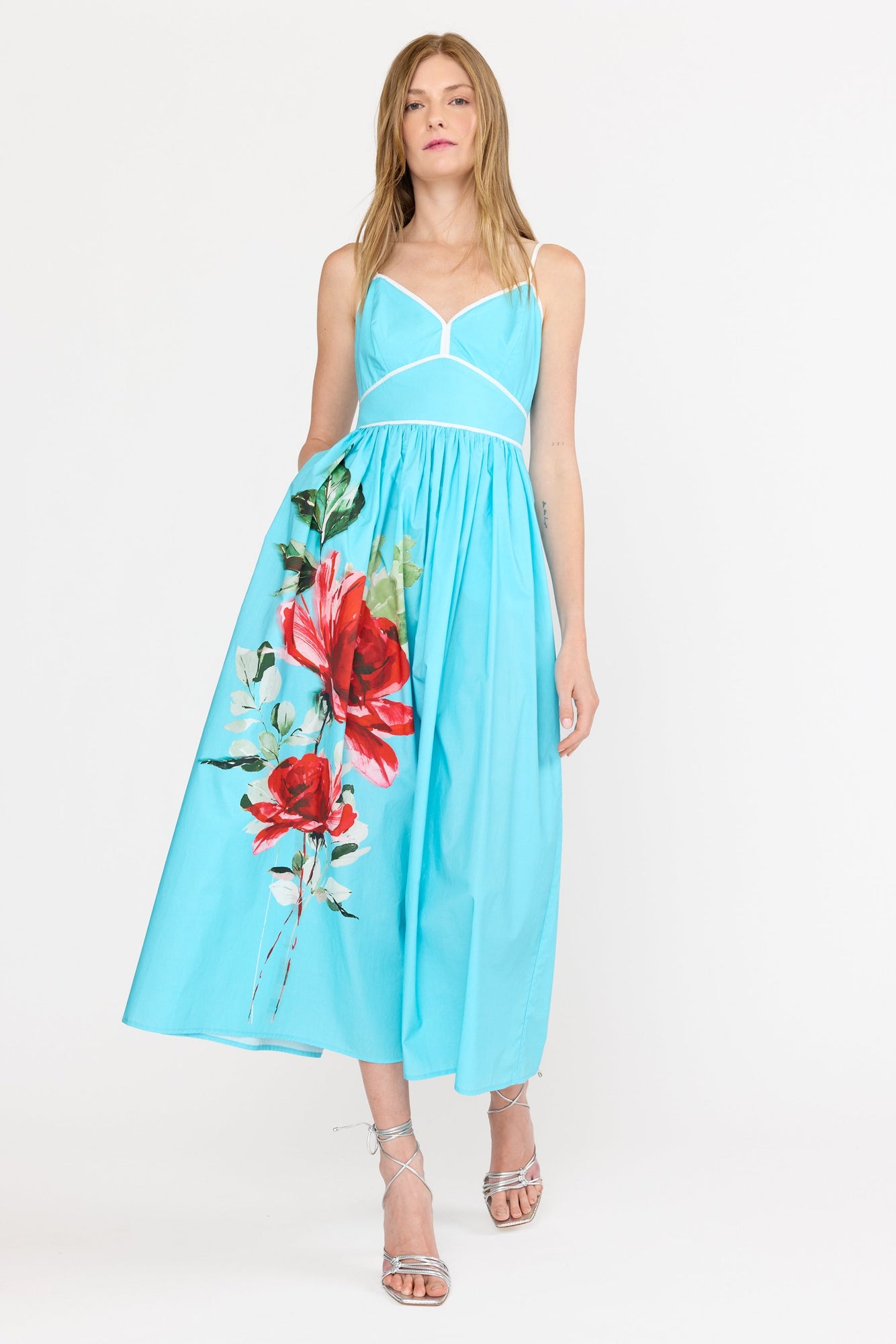 Leilani Dress | Turquoise Rose